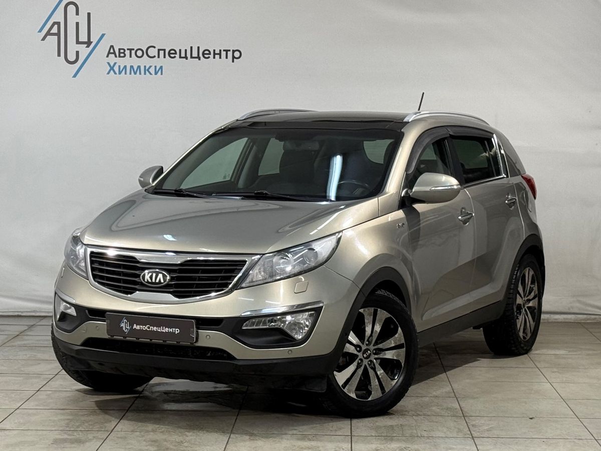 Автомобиль Kia Sportage III поколение 2.0 AT 4WD (150 л.с.) Prestige Чёрный 2013 с пробегом 141 000 км