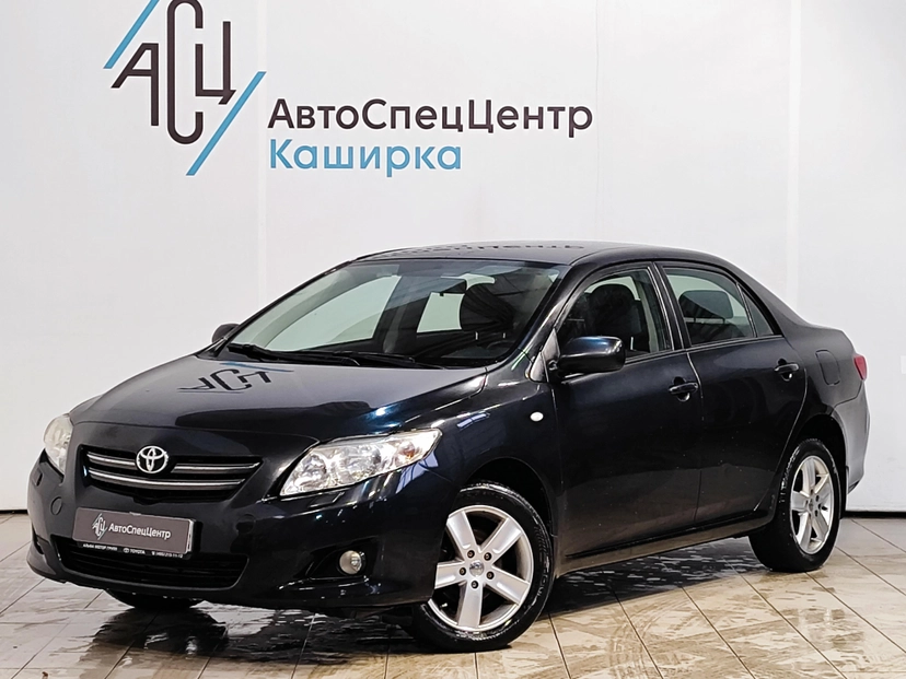 Автомобиль Toyota Corolla X поколение (E140/E150) 1.6 AMT (124 л.с.) Элеганс Чёрный 2008 с пробегом 156 923 км