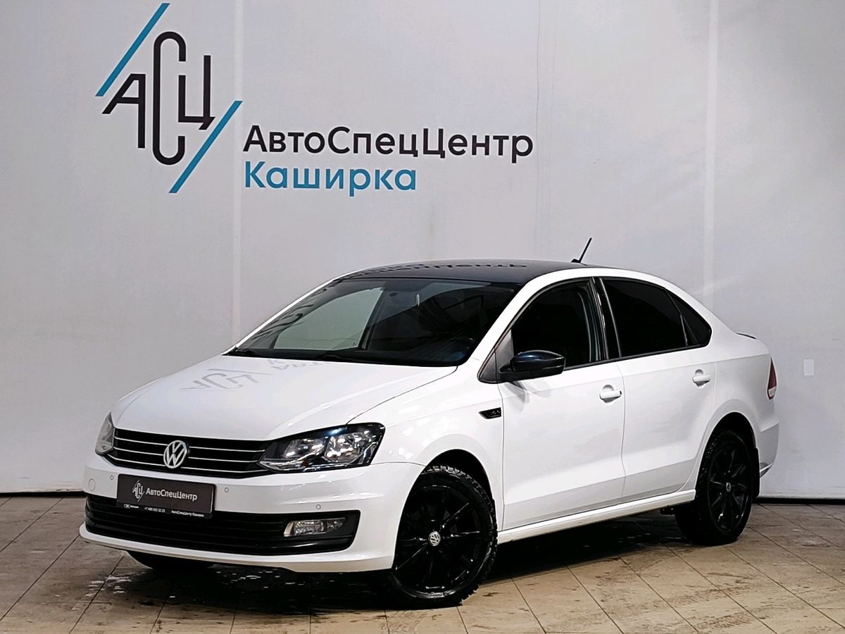 Автомобиль Volkswagen Polo V [рестайлинг] 1.4 AMT (125 л.с.) Connect Белый 2019 с пробегом 125 331 км