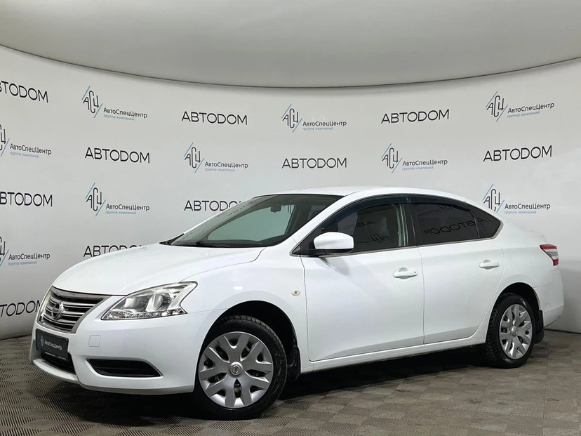 Nissan Sentra VII поколение (B17) 1.6 CVT (117 л.с.) Comfort Белый 2015 с пробегом 62 906 км