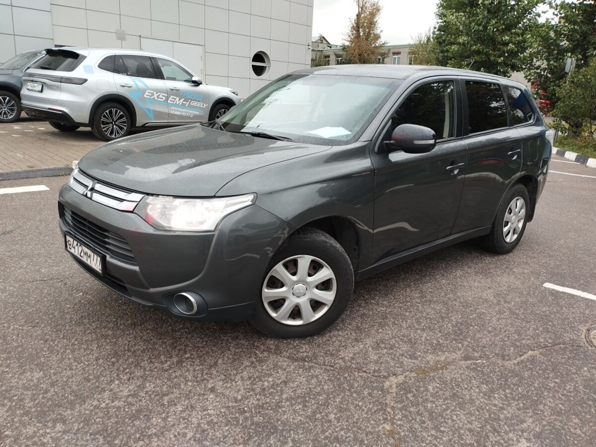 Mitsubishi Outlander III [рестайлинг] 2.0 CVT (146 л.с.) Invite Серый 2014 с пробегом 169 429 км