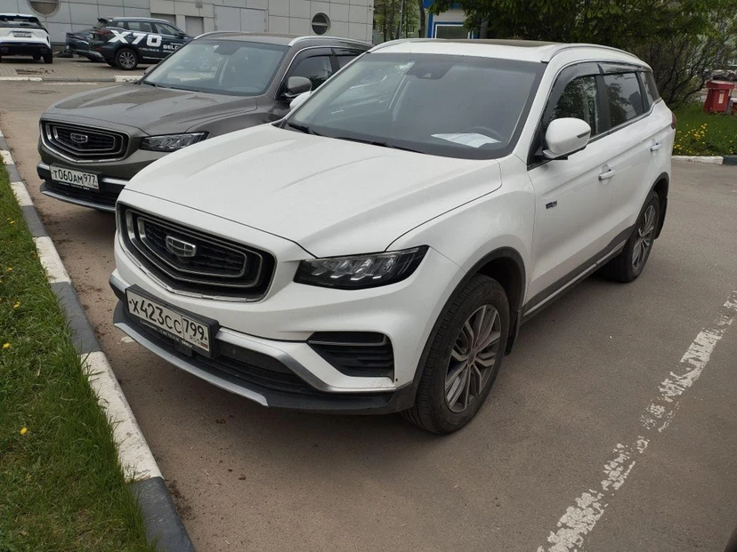 Geely Atlas Pro I поколение 1.5 AMT 4WD (177 л.с.) Flagship Белый 2022 с пробегом 79 323 км