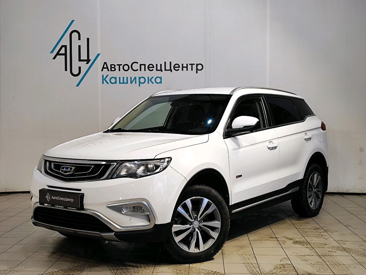 Автомобиль Geely Atlas I поколение 1.8 AT (184 л.с.) Luxury LED Белый 2019 с пробегом 85 442 км
