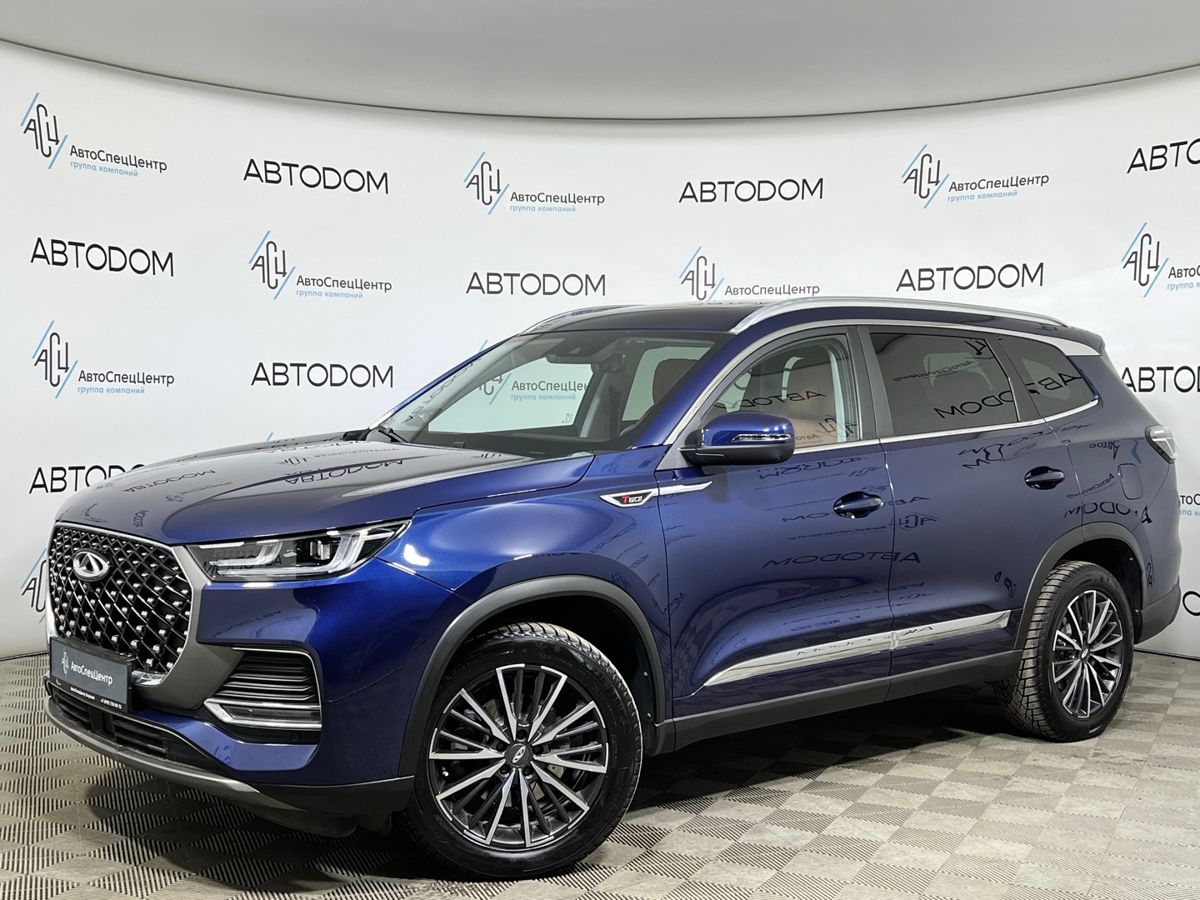 Автомобиль CHERY Tiggo 8 Pro Max I поколение 2.0 AMT 4WD (197 л.с.) Ultimate Синий 2022 с пробегом 59 527 км