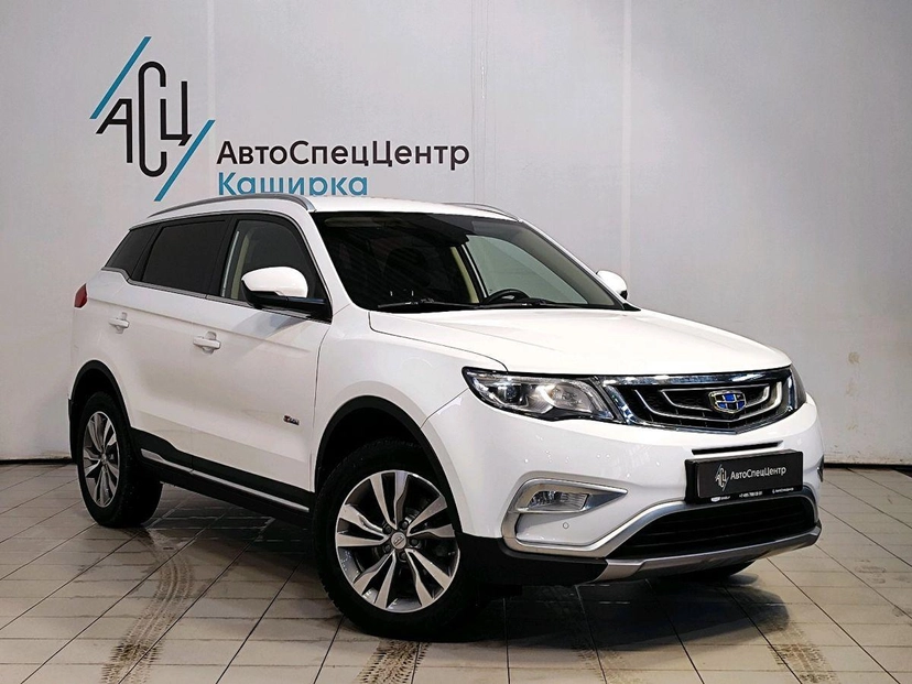 Автомобиль Geely Atlas I поколение 1.8 AT (184 л.с.) Luxury LED Белый 2019 с пробегом 85 442 км