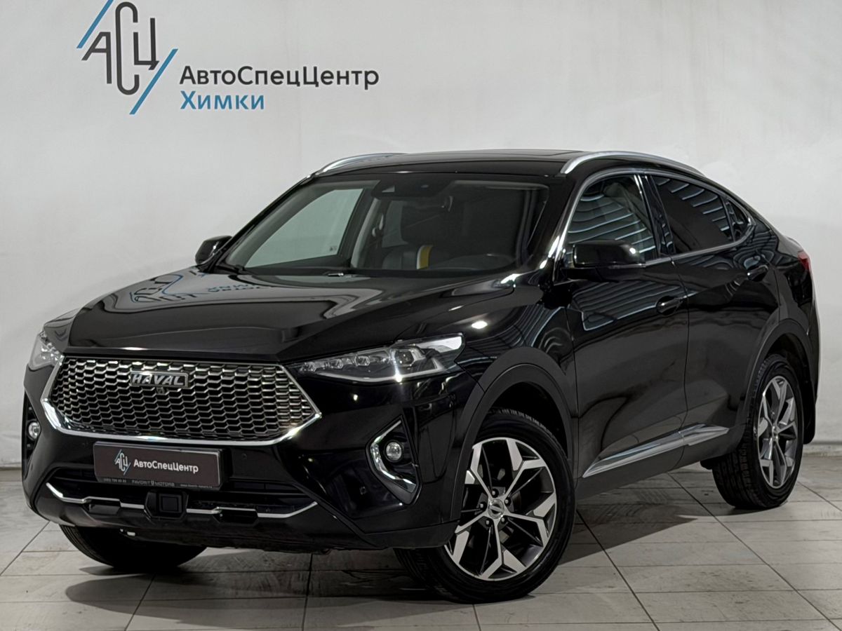 Haval F7x I поколение 2.0 AMT 4WD (190 л.с.) Tech Plus Чёрный 2021 с пробегом 104 000 км