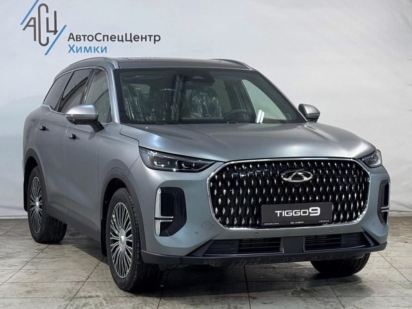 Автомобиль CHERY Tiggo 9 I поколение 2.0 AT 4WD (245 л.с.) Prime Серый 2025 новый