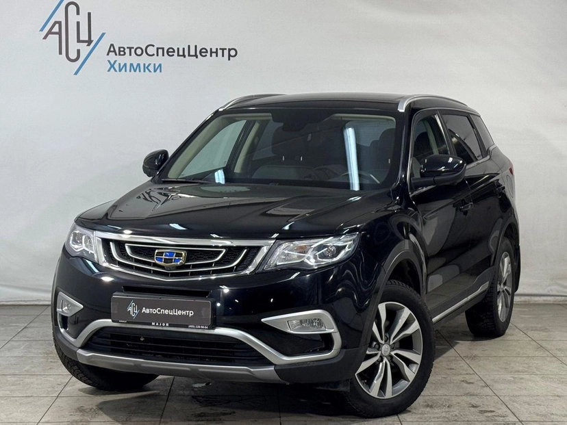 Автомобиль Geely Atlas I поколение 2.4 AT 4WD (149 л.с.) Luxury Чёрный 2020 с пробегом 27 254 км