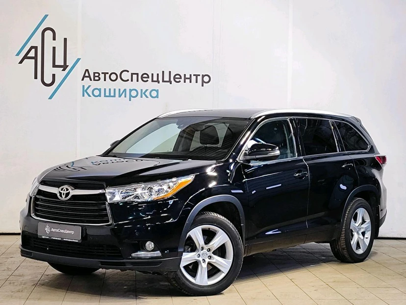 Toyota Highlander III поколение 3.5 AT 4WD (249 л.с.) Luxe Чёрный 2014 с пробегом 205 577 км