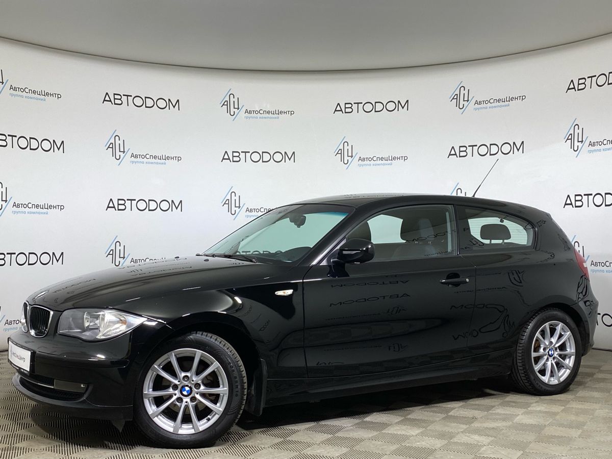 BMW 1 серии I (E81/E82/E87/E88) [рестайлинг] 116 1.6 AT (115 л.с.) Base Чёрный 2011 с пробегом 95 039 км