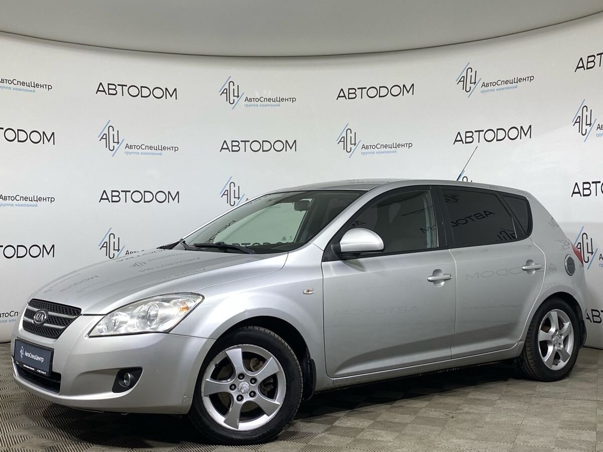 Kia Ceed I поколение 1.6 AT (122 л.с.) Luxe Серебристый 2009 с пробегом 224 830 км