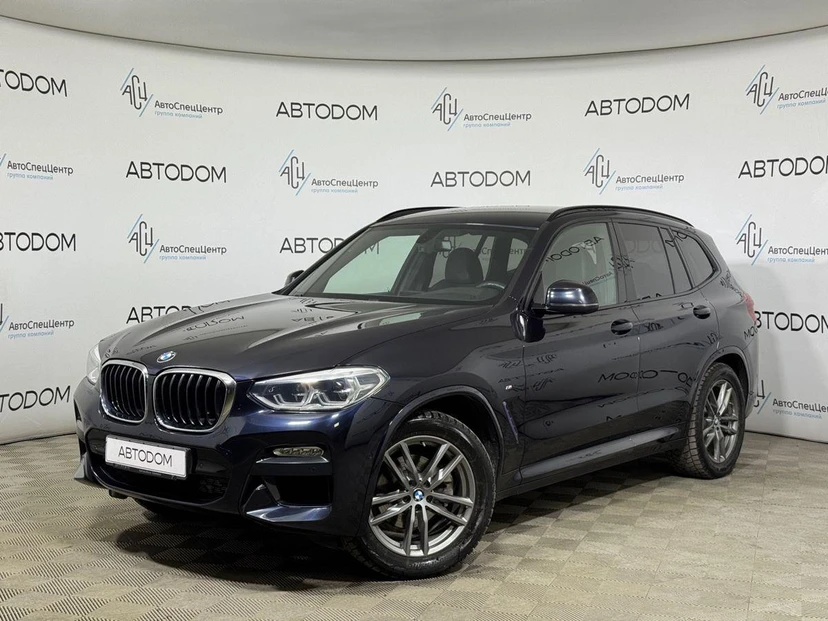 Автомобиль BMW X3 III поколение (G01) 2.0 AT 4WD (184 л.с.) M Sport Чёрный 2018 с пробегом 102 406 км