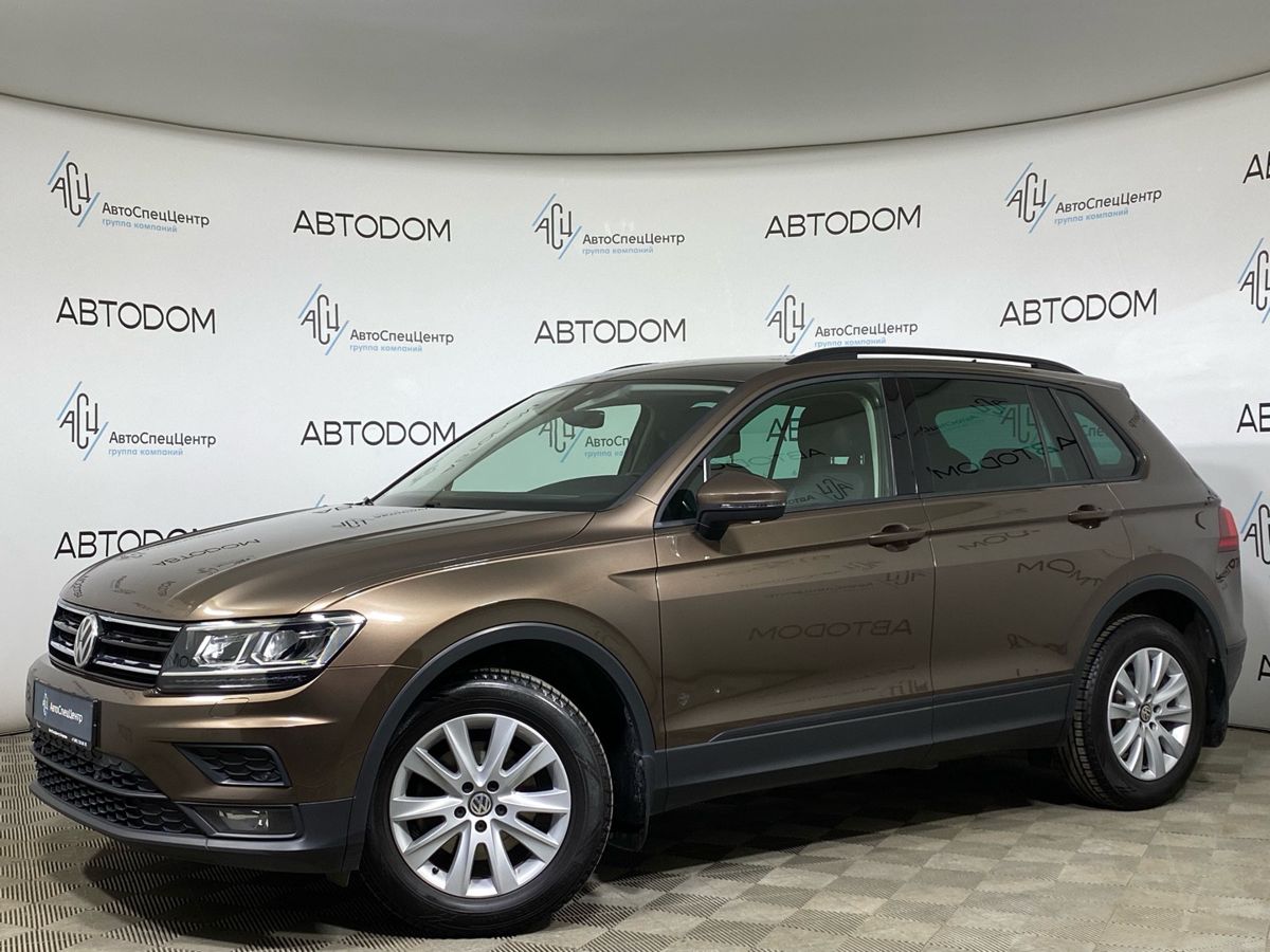 Volkswagen Tiguan II поколение 1.4 AMT (150 л.с.) Base Коричневый 2019 с пробегом 108 260 км