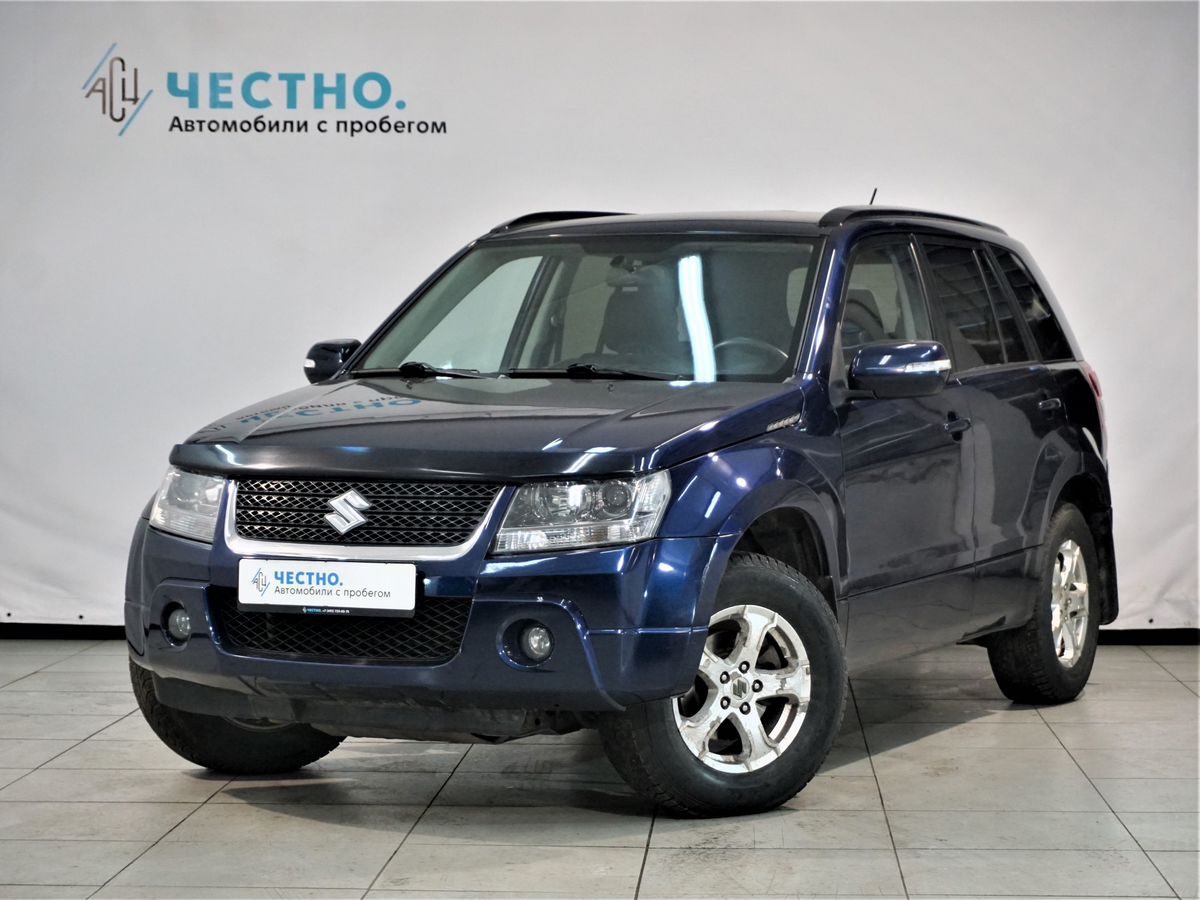 Автомобиль Suzuki Grand Vitara III поколение 2.4 AT 4WD (169 л.с.) Base Синий 2008 с пробегом 126000 км