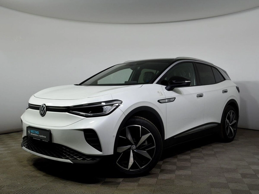 Автомобиль Volkswagen ID.4 I поколение Electro AT (109 кВт) Импорт Белый 2023 с пробегом 50 км