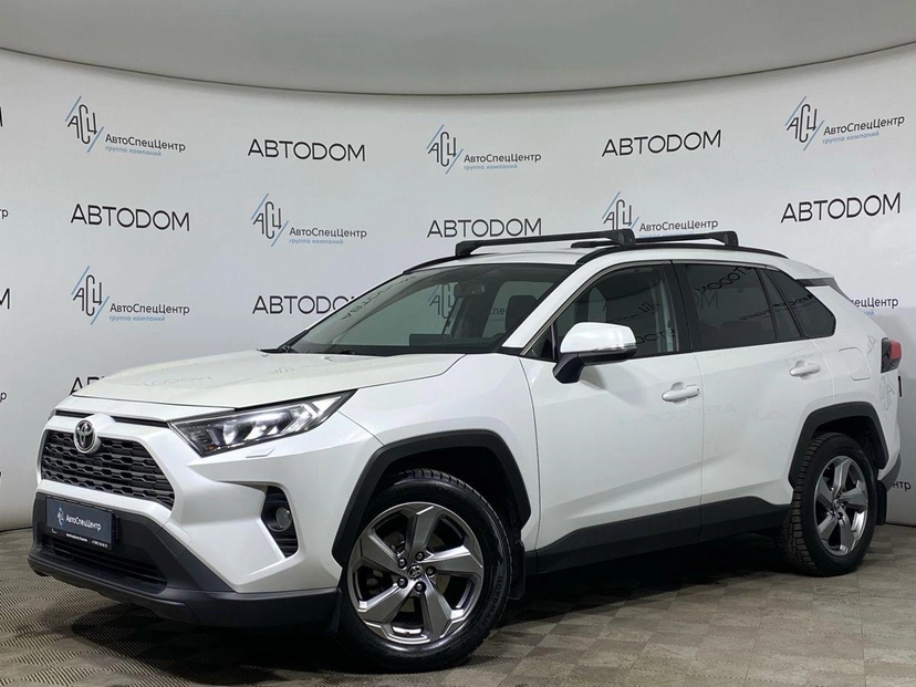 Автомобиль Toyota RAV4 V поколение (XA50) 2.5 AT 4WD (199 л.с.) Comfort Белый 2020 с пробегом 172 232 км