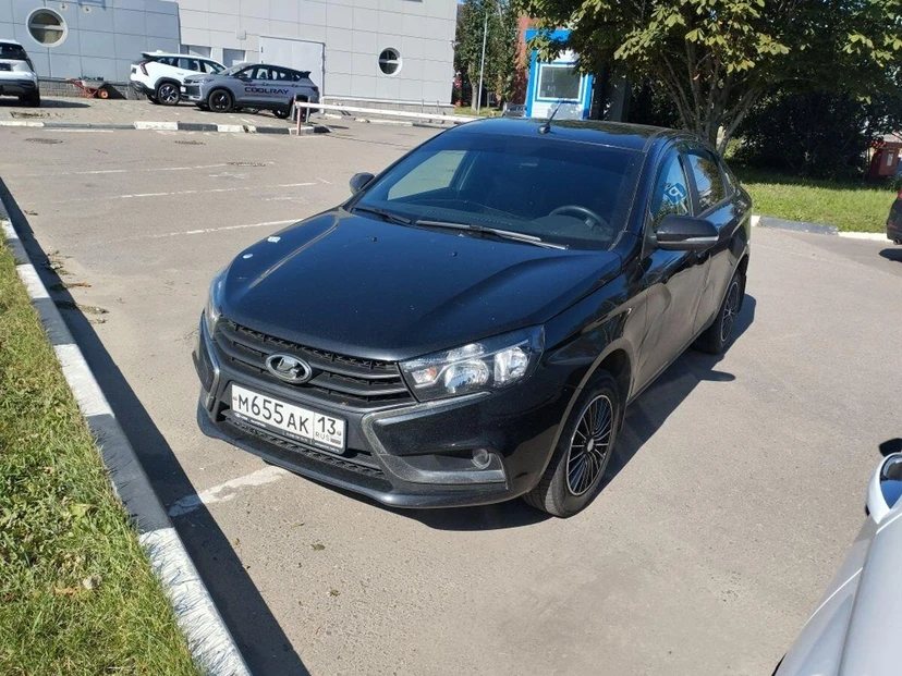 Lada (ВАЗ) Vesta I поколение 1.6 MT (106 л.с.) Comfort Чёрный 2020 с пробегом 60 225 км