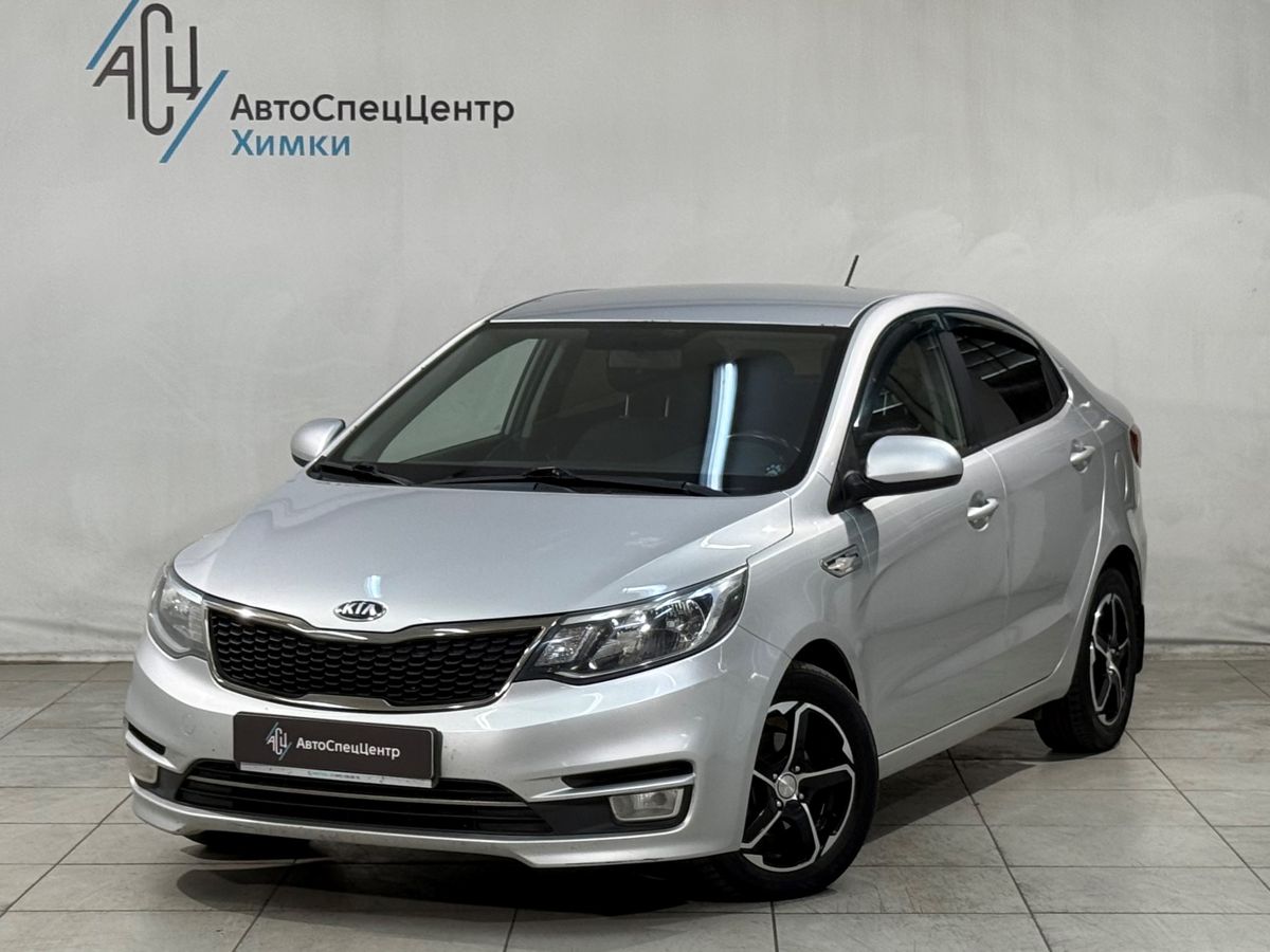 Kia Rio III [рестайлинг] 1.6 AT (123 л.с.) Luxe Серебристый 2017 с пробегом 105 000 км