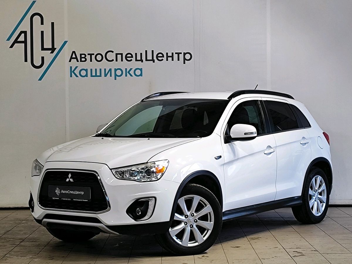 Mitsubishi ASX I [рестайлинг] 1.8 CVT (140 л.с.) Instyle Белый 2014 с пробегом 126 821 км