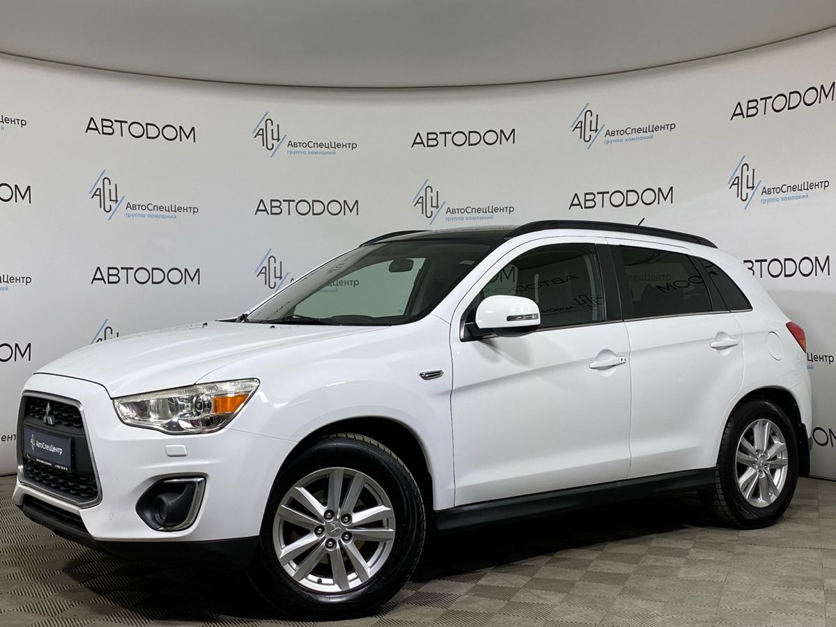 Mitsubishi ASX I [рестайлинг] 2.0 CVT 4WD (150 л.с.) Exclusive Белый 2013 с пробегом 225 621 км