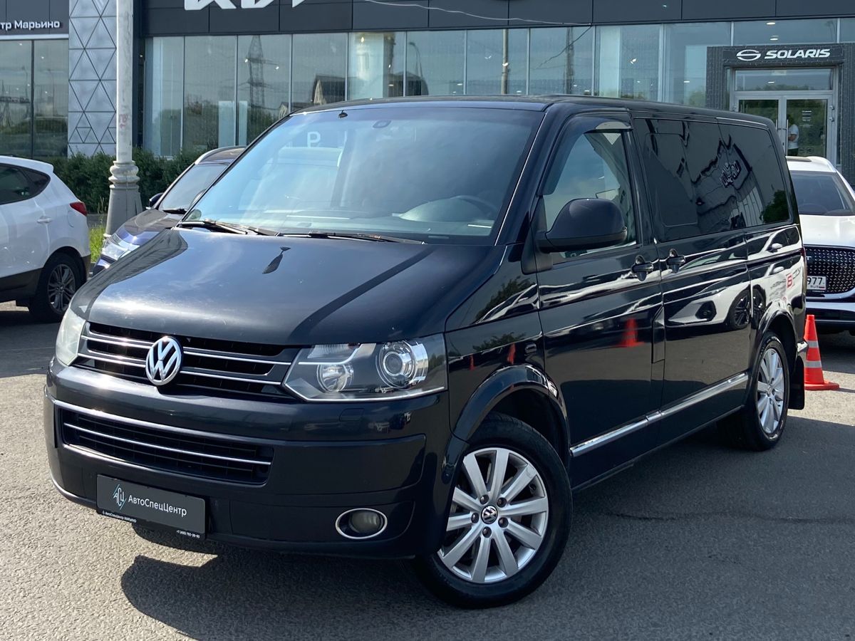 Volkswagen Multivan III (T5) [рестайлинг] 2.0d AMT (180 л.с.) Highline Чёрный 2010 с пробегом 346 000 км