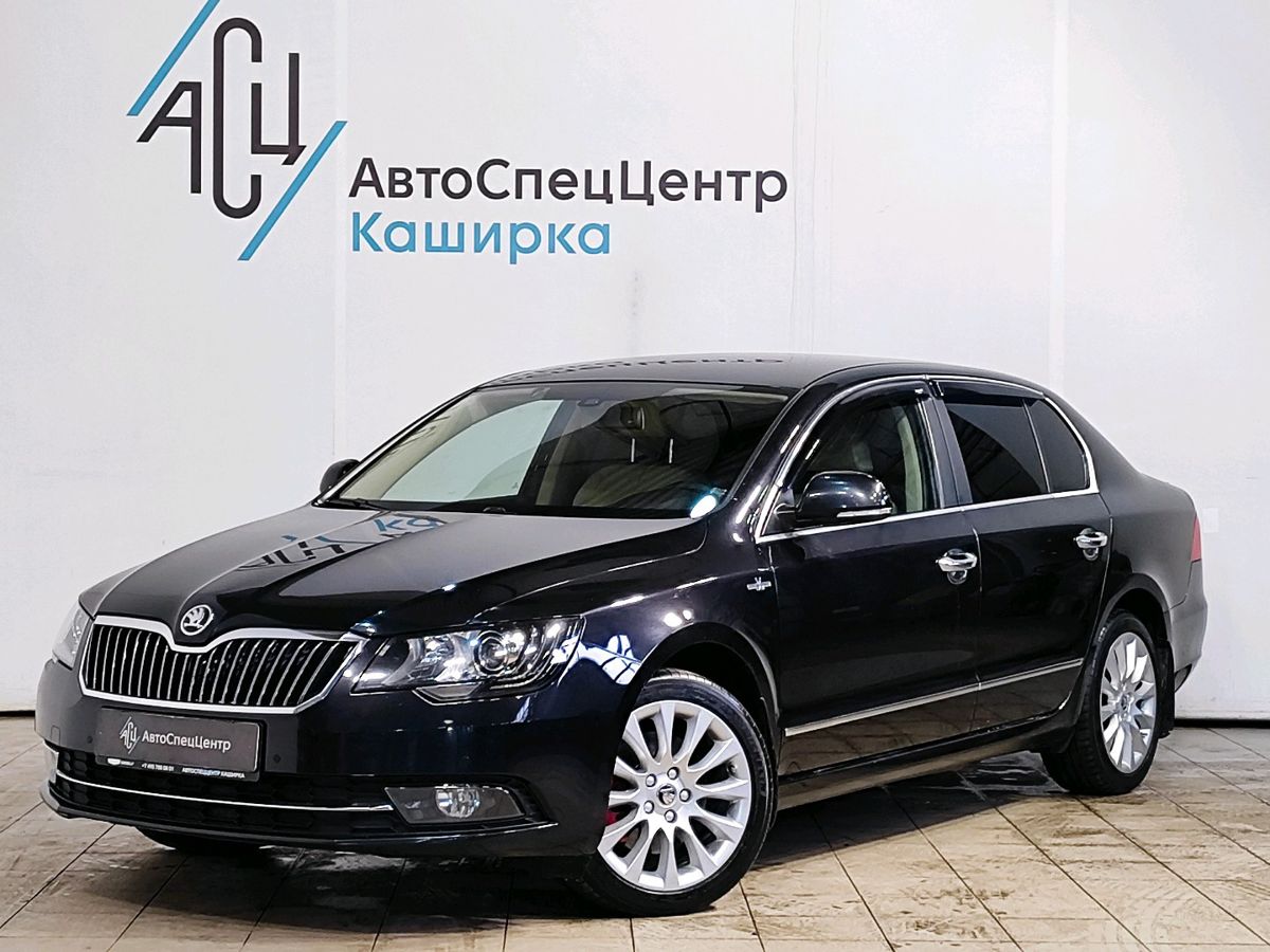 Skoda Superb II [рестайлинг] 2.0 AMT (200 л.с.) Elegance Чёрный 2014 с пробегом 79 732 км