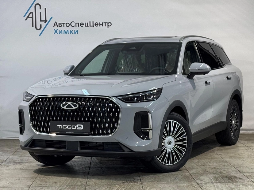 Автомобиль CHERY Tiggo 9 I поколение 2.0 AT 4WD (249 л.с.) Ultra Серый 2025 новый