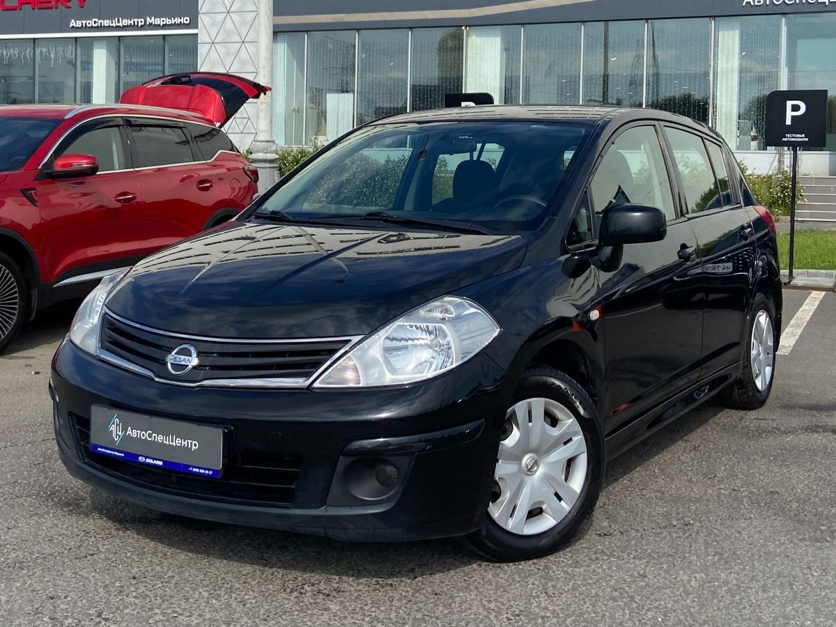 Nissan Tiida I (C11) [рестайлинг] 1.6 AT (110 л.с.) Comfort Чёрный 2013 с пробегом 118 181 км