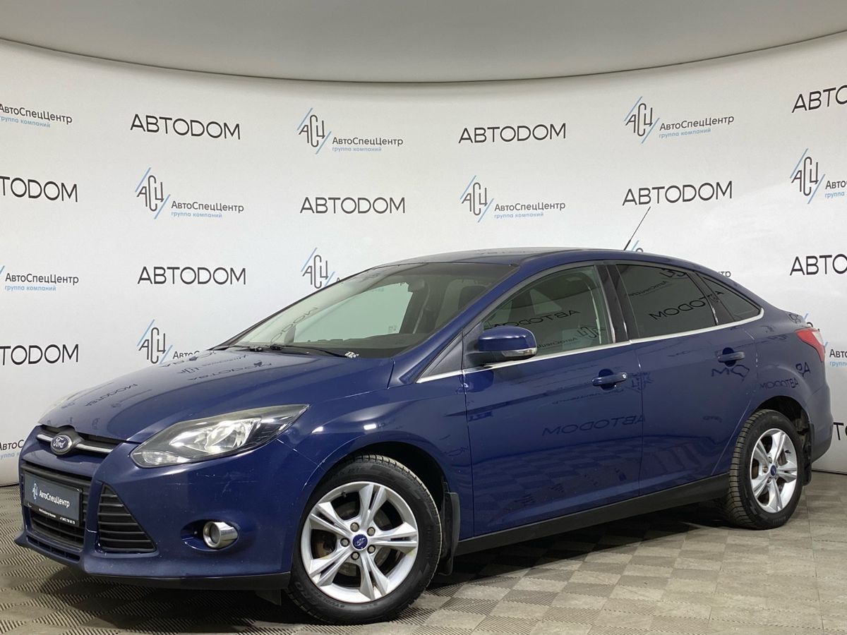 Ford Focus III поколение 1.6 AMT (125 л.с.) Trend Синий 2014 с пробегом 228 299 км