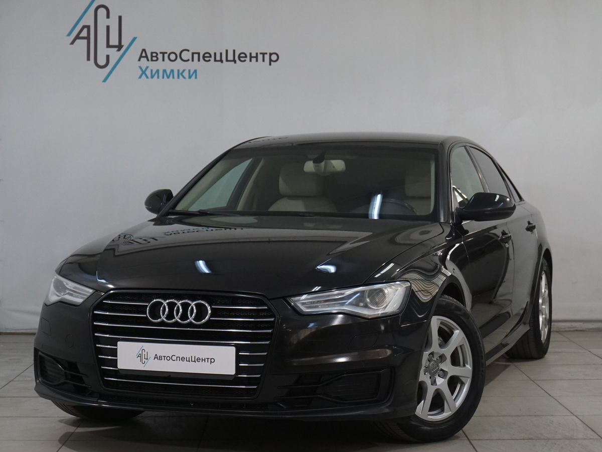 Audi A6 IV (C7) [рестайлинг] 1.8 AMT (190 л.с.) Comfort Чёрный 2015 с пробегом 215 000 км