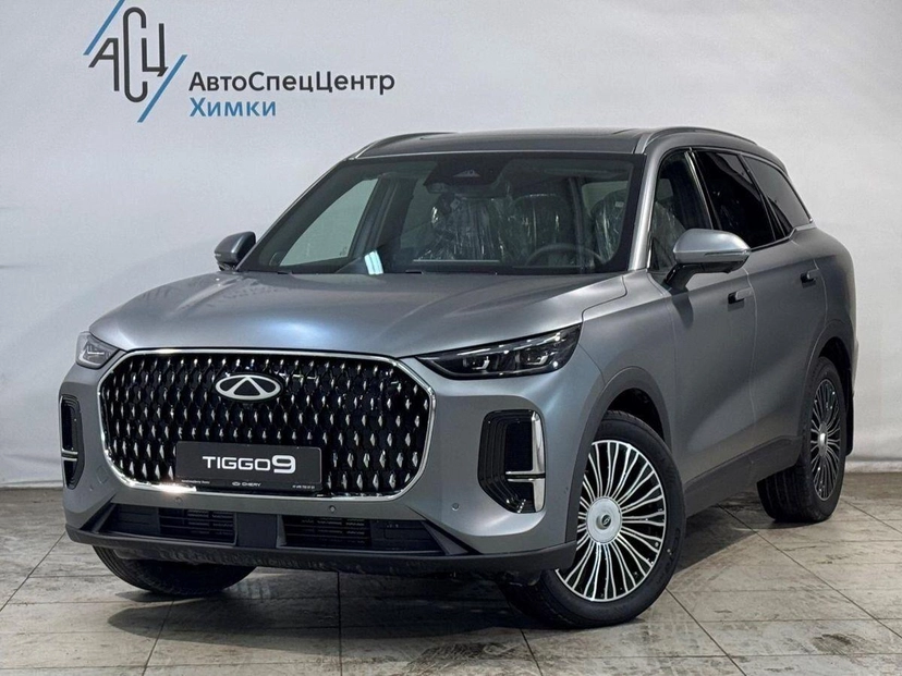 Автомобиль CHERY Tiggo 9 I поколение 2.0 AT 4WD (249 л.с.) Ultra Серый 2025 новый