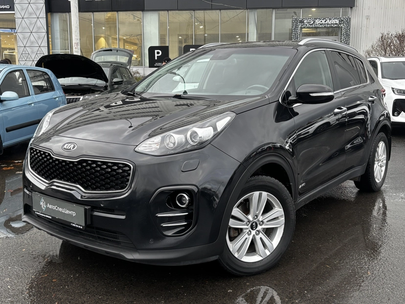 Автомобиль Kia Sportage IV поколение 2.0d AT 4WD (185 л.с.) Prestige Чёрный 2017 с пробегом 249 500 км