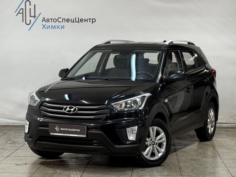 Автомобиль Hyundai Creta I поколение 2.0 AT (149 л.с.) Base Чёрный 2019 с пробегом 89 000 км