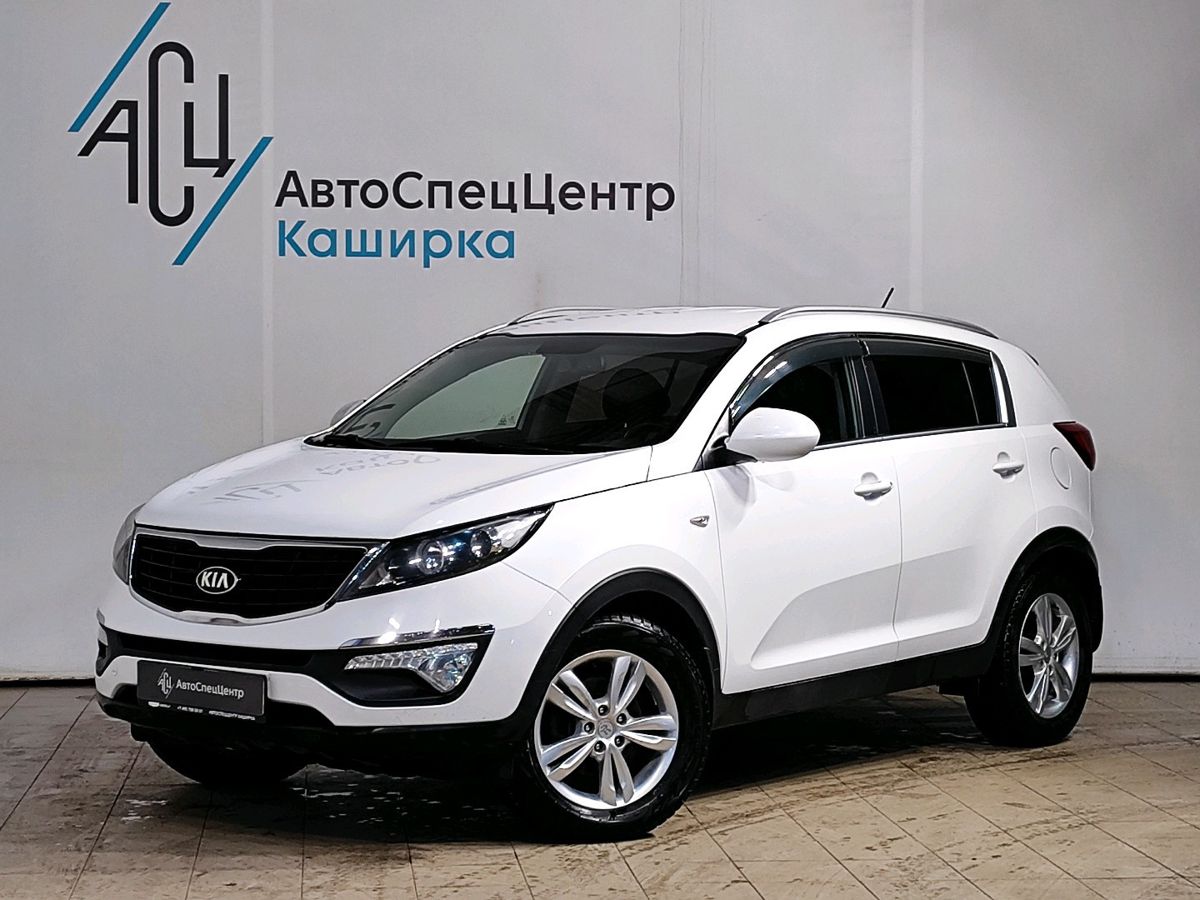 Kia Sportage III [рестайлинг] 2.0 AT (150 л.с.) Classic +обогрев Белый 2014 с пробегом 117 403 км