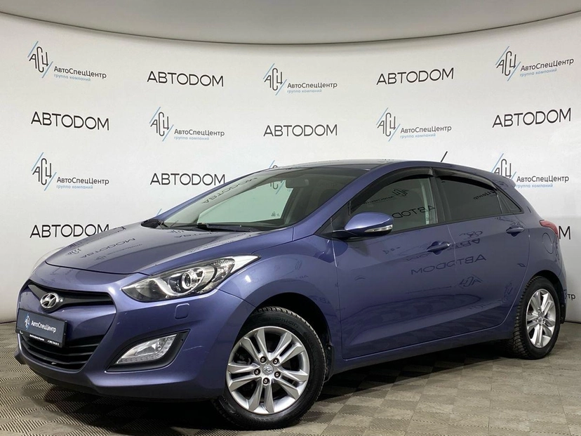 Автомобиль Hyundai i30 II поколение (GD) 1.6 AT (130 л.с.) Active Синий 2012 с пробегом 110 929 км