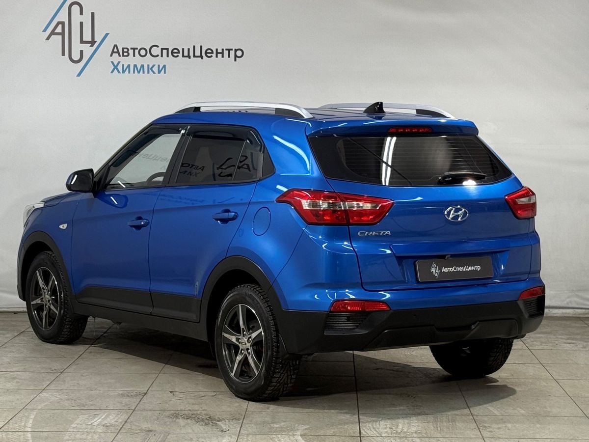 Автомобиль Hyundai Creta I поколение 1.6 AT (123 л.с.) Comfort Plus Синий 2018 с пробегом 151 240 км