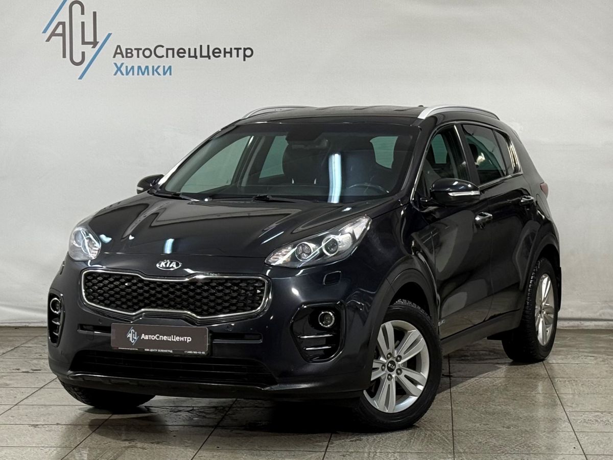 Автомобиль Kia Sportage IV поколение 2.0 AT 4WD (150 л.с.) Prestige Чёрный 2017 с пробегом 133 000 км