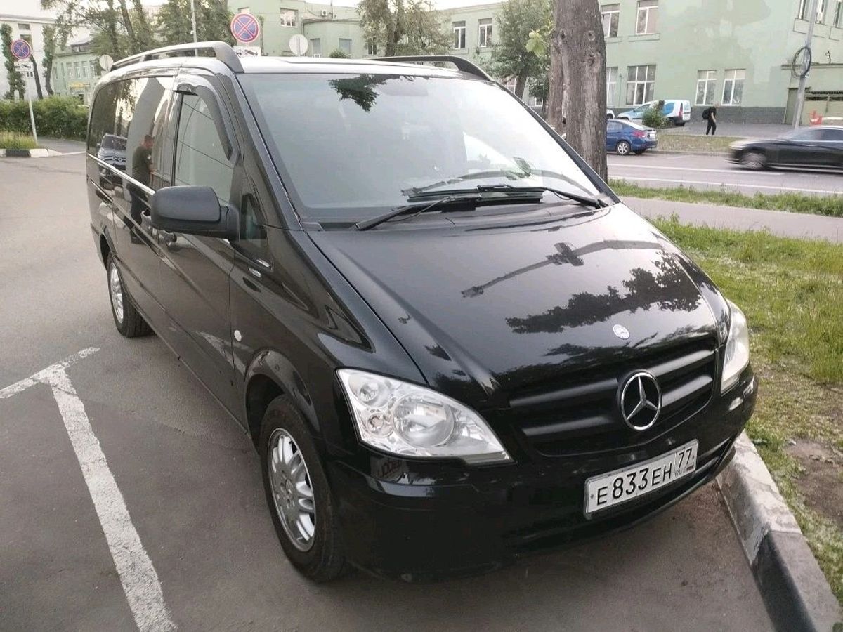 Mercedes-Benz Vito II (W639) [рестайлинг] 113 2.1d AT (136 л.с.) Base Чёрный 2013 с пробегом 117 425 км