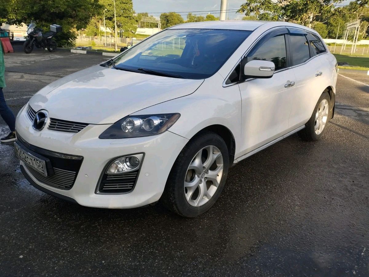 Mazda CX-7 I [рестайлинг] 2.3 AT 4WD (238 л.с.) Sport Белый 2011 с пробегом 123 912 км