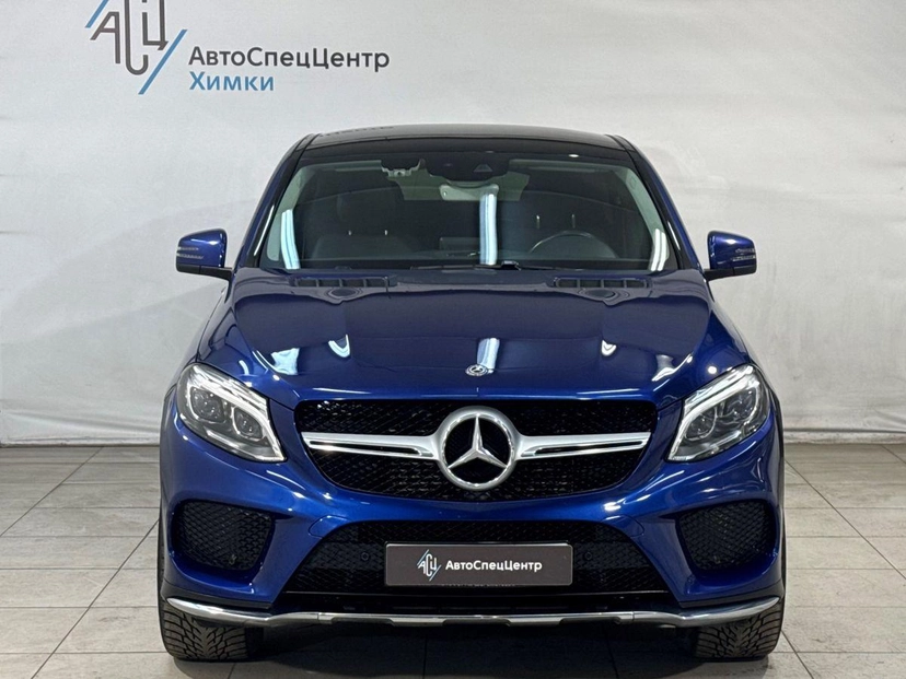 Автомобиль Mercedes-Benz GLE coupe I поколение (C292) 350 3.0d AT 4Matic (249 л.с.) Особая серия Синий 2018 с пробегом 62 000 км