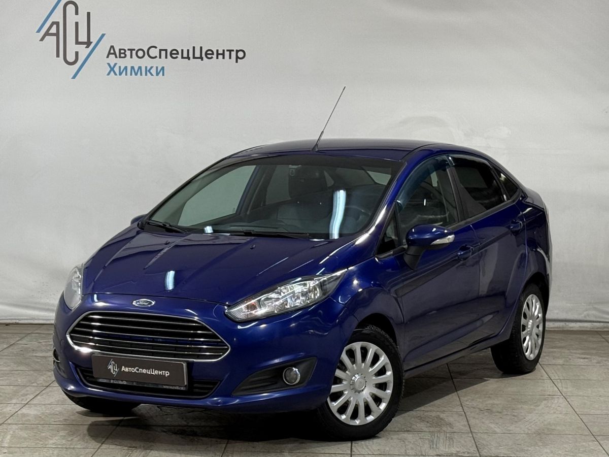 Автомобиль Ford Fiesta VI [рестайлинг] 1.6 MT (105 л.с.) Trend Plus Синий 2016 с пробегом 150 000 км