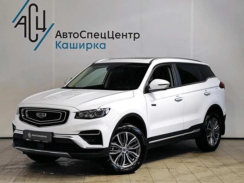 Автомобиль Geely Atlas Pro I поколение 1.5 AMT 4WD (177 л.с.) Flagship+ Белый 2023 с пробегом 22 453 км