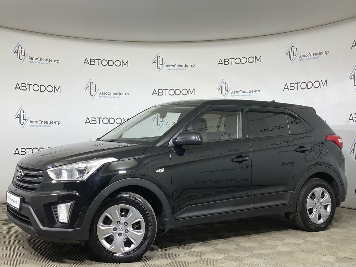 Hyundai Creta I поколение 1.6 MT (123 л.с.) Base Чёрный 2019 с пробегом 74 182 км