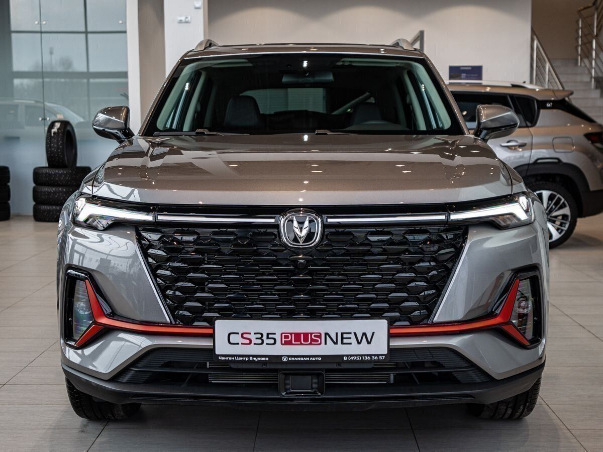 Автомобиль Changan CS35PLUS I [рестайлинг] 1.4 AMT (150 л.с.) Tech Серый 2025 новый