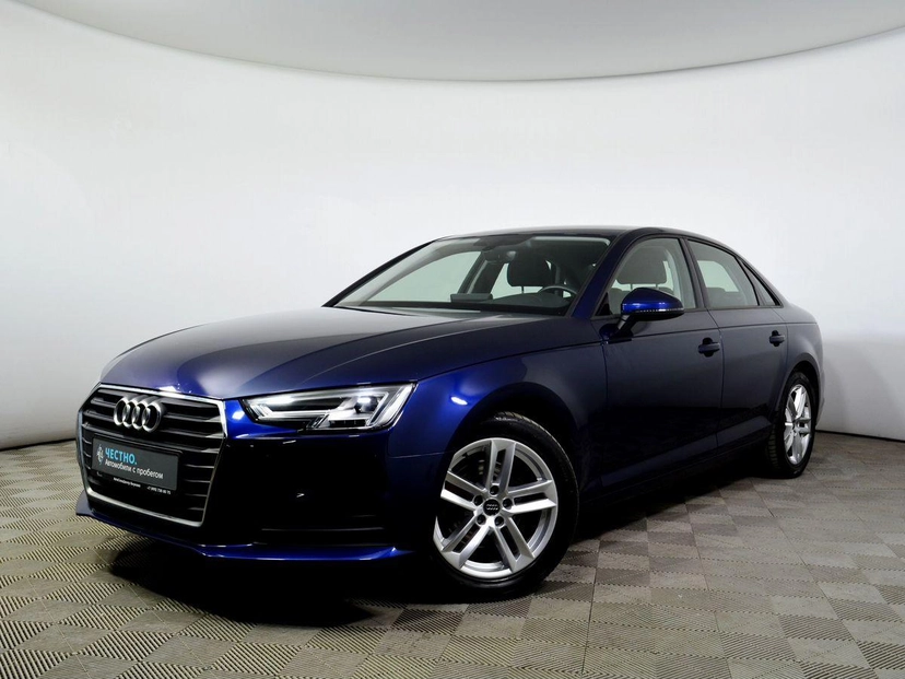 Автомобиль Audi A4 V поколение (B9) 1.4 AMT (150 л.с.) Design Синий 2019 с пробегом 57 348 км