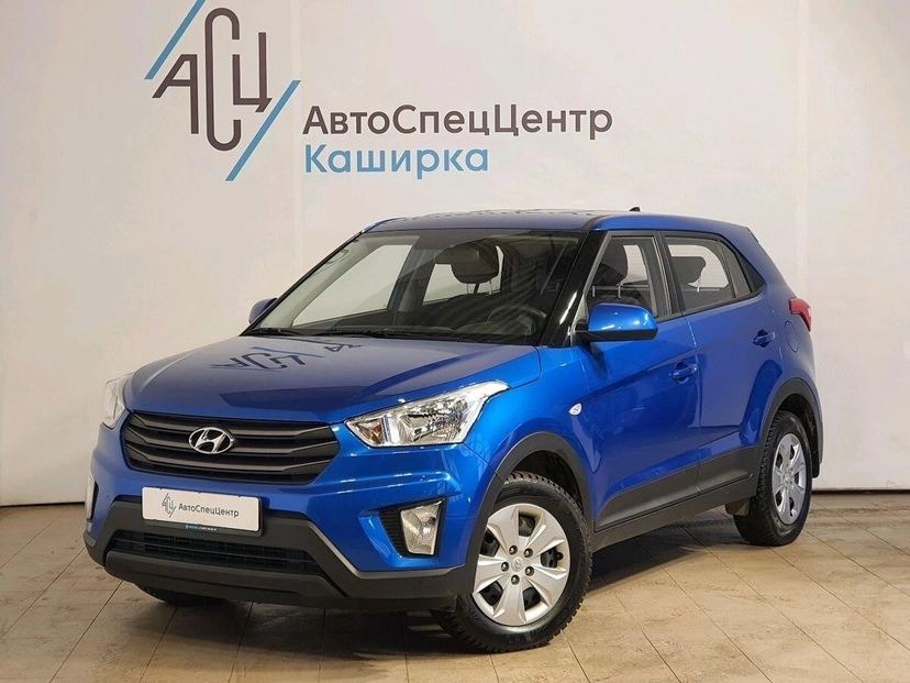 Автомобиль Hyundai Creta I поколение 1.6 MT (123 л.с.) Comfort Plus Синий 2019 с пробегом 60 500 км