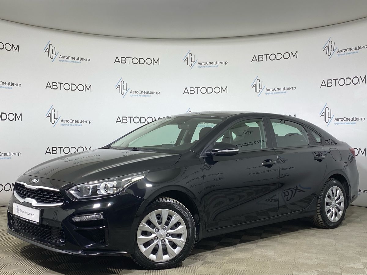 Автомобиль Kia Cerato IV поколение 1.6 AT (128 л.с.) Prestige Чёрный 2021 с пробегом 67 000 км