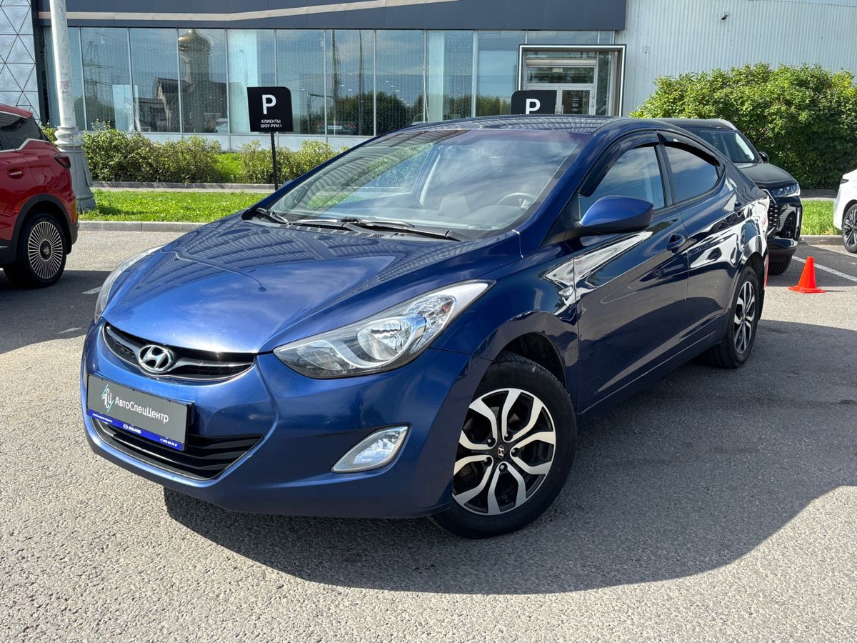 Hyundai Elantra V поколение (MD) 1.6 MT (132 л.с.) Optima Синий 2012 с пробегом 173 495 км