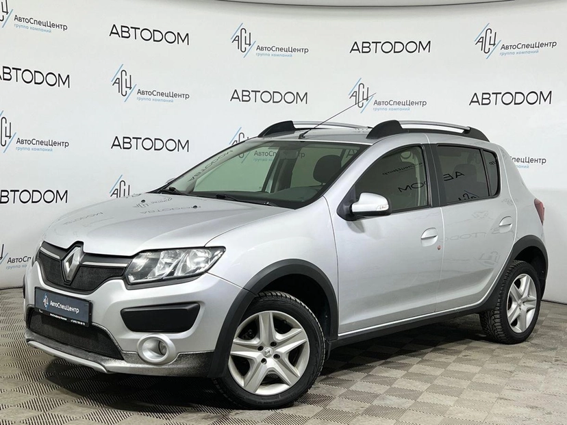 Автомобиль Renault Sandero II поколение 1.6 AT (102 л.с.) Confort Серый 2016 с пробегом 154 246 км