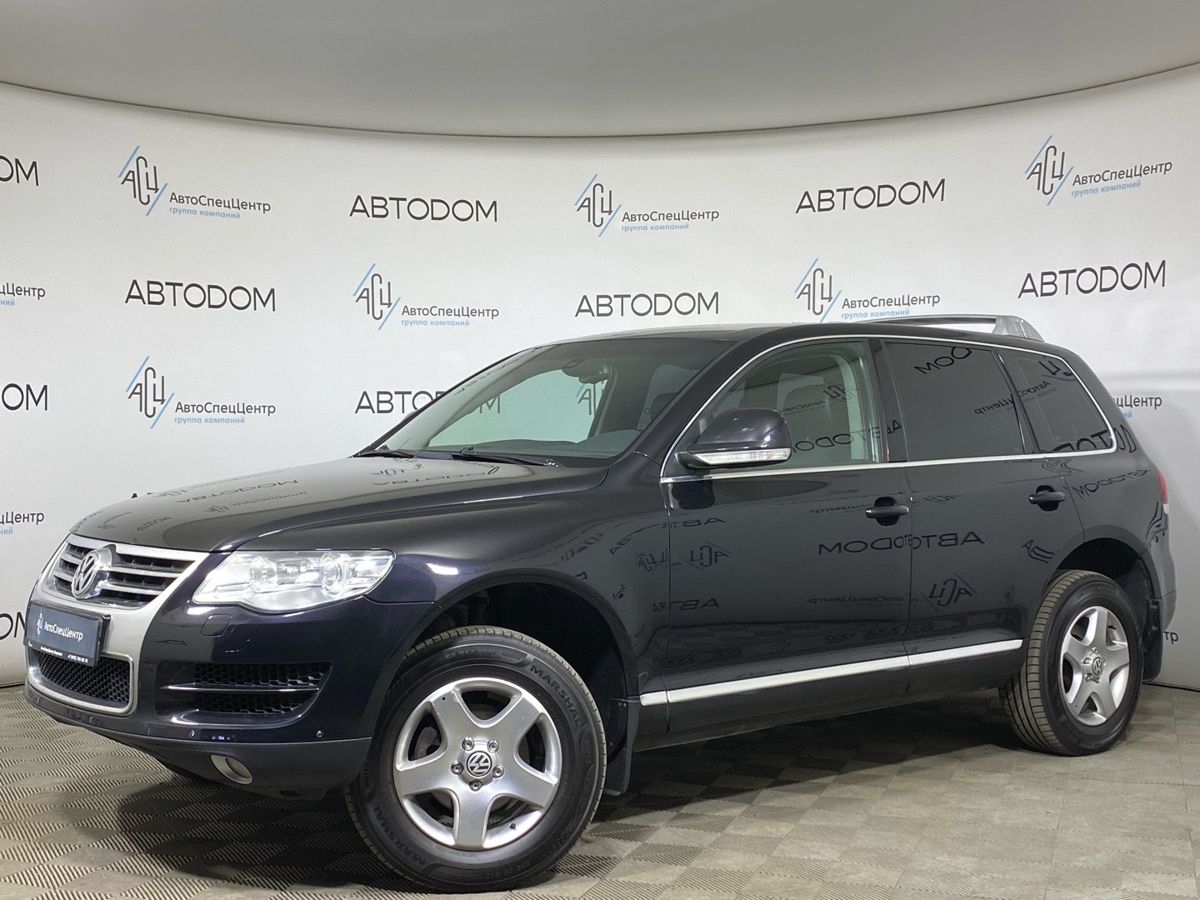 Volkswagen Touareg I [рестайлинг] 2.5d AT 4WD (163 л.с.) Base Чёрный 2008 с пробегом 224 276 км